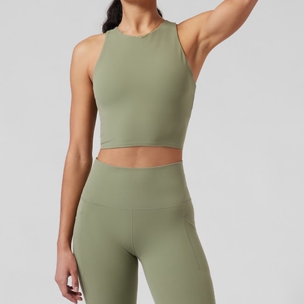 NWT Athleta Bra High Neck Longline Size XS New
